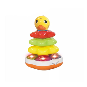 اسباب بازی نوزادی حلقه آموزشی موزیکال اردک LERNING FUN _اسباب بازی نوزادی